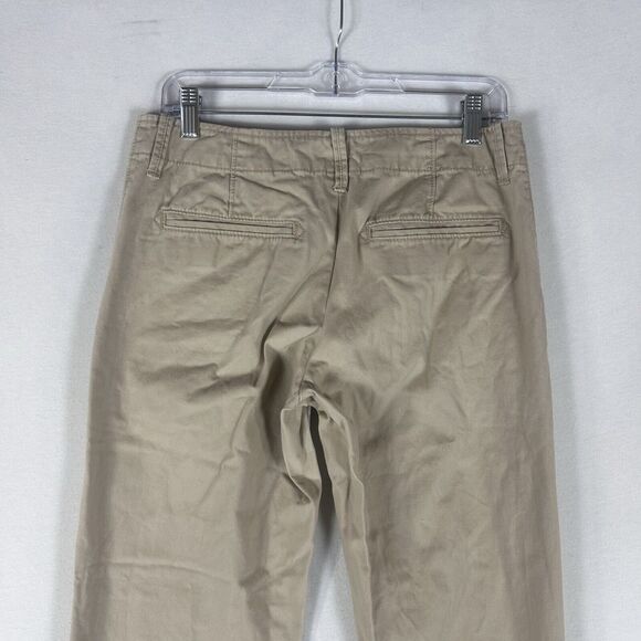Old Navy Broken In Khaki Pants Mens 28x30 Straight Leg Cotton Rolled Oats Casual - Picture 9 of 15